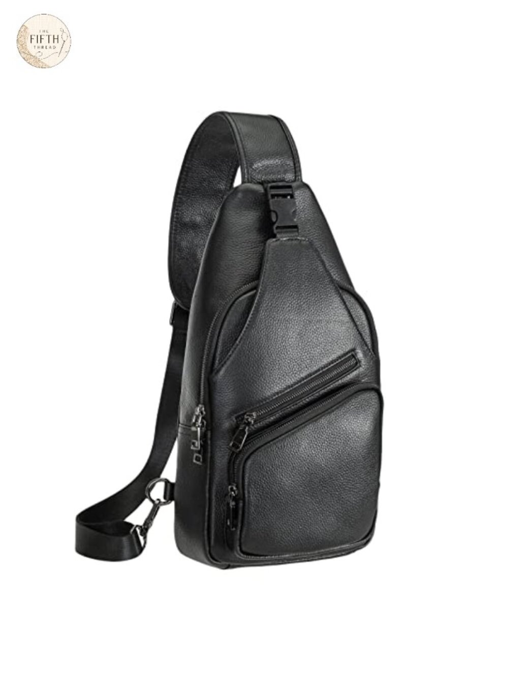 Italian Leather Sling Crossbody Bag Anti-Theft Travel Daypack
